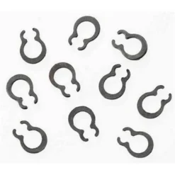 Great Planes C-Clip for 3mm Rimfire Motor Shafts (10-Pack) | Durable Aircraft Parts