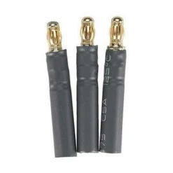 Great Planes Bullet Adapter 3.5mm Male to 4mm Female (3-Pack) - Airplane Replacement Parts