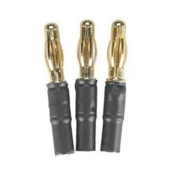 Great Planes Bullet Adapter 4mm Male to 3.5mm Female (3 Pack) - Durable Airplane Replacement Parts