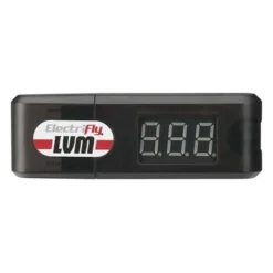 Great Planes ElectriFly Lithium Voltmeter LVM 2-6S LiPo - Precision Battery Monitor for Airplanes