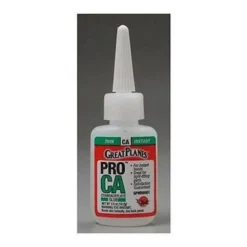 Great Planes Pro CA Glue Thin (.5oz) - Fast-Acting Adhesive for Airplanes & Model Maintenance