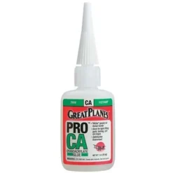 Great Planes Pro CA Thin Glue (1oz) - Fast Drying Super Glue for Airplane Models & Maintenance