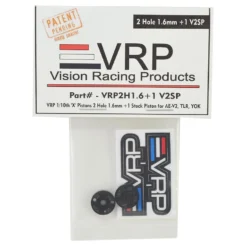 VRP 12mm Associated V2 1/10 Shock Piston Set (1.6mm +1 x 2 Hole) - SC10 Replacement Parts -Great Planes Sales Shop vrp2h1.61v2sp 1