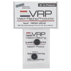 VRP 12mm Gamechanger Screw Mount Shock Piston (2) - 1.6mm x2 Hole - Team Associated RC10 B44 Replacement Parts -Great Planes Sales Shop vrp2h1.6gcae 1