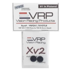 VRP TLR 22 5.0 XV3 Screw Mount Piston (2) (1.7mm x 2 Hole) - 22/Losi Replacement Parts -Great Planes Sales Shop vrp2h1.7v3tlr 2