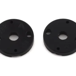 VRP XRAY 1/10 X V3 Flat Shock Piston (2) - 1.7mm x 2 Hole, Black | XB4 Replacement Parts