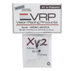 VRP TLR 22 5.0 XV3 Screw Mount Piston (2) (1.4mm x 3 Hole) - Replacement Parts for 22/Losi Models -Great Planes Sales Shop vrp3h1.4v3tlr 2