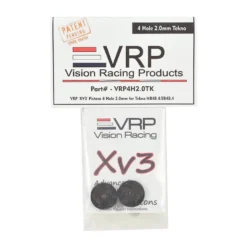 VRP Kyosho/XRAY/Tekno 1/8 X V3 Shock Piston (2) - 2.0mm x 4 Hole - Replacement Parts for RC Cars -Great Planes Sales Shop vrp4h2.0tk 2