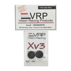VRP Kyosho/XRAY/Tekno 1/8 X V3 Shock Piston (2) - 1.9/2.0mm Splits, 4 Hole | Replacement Parts -Great Planes Sales Shop vrp4hspltk 2