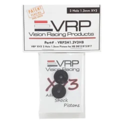 VRP Hot Bodies D8 1/8 X V3 Shock Piston (2) - 1.3mm x 5 Hole - D8t/Hb Racing Replacement Parts -Great Planes Sales Shop vrp5h1.3v3hb 2
