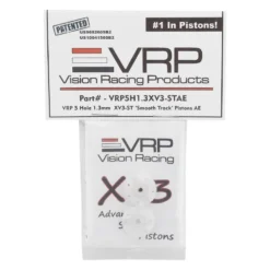 Team Associated VRP 1/8 XV3-ST Smooth Track Piston (2 Pack) - 1.3mm x 5 Hole | RC8B Replacement Parts -Great Planes Sales Shop vrp5h1.3v3stae 2