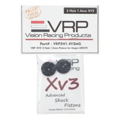 VRP Mugen 1/8 X V3 Shock Piston (2) - 1.4mm x 5 Hole - Compatible with MBX7 & Mugen Models -Great Planes Sales Shop vrp5h1.4v3mg 2