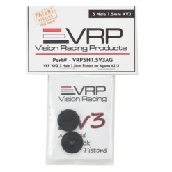 VRP Agama A215 1/8" X V3 Shock Piston (2) - 1.5mm x 5 Hole - Replacement Parts -Great Planes Sales Shop vrp5h1.5v3ag 2