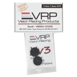 VRP Hot Bodies D8 1/8 X V3 Shock Piston (2) - 1.5mm x 5 Hole - D8t/HB Racing Replacement Parts -Great Planes Sales Shop vrp5h1.5v3hb 2