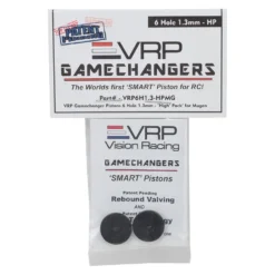 VRP Mugen 1/8 Gamechanger Piston (2) - 1.3mm x 6 Hole High Pack | MBX7/Mugen Replacement Parts -Great Planes Sales Shop vrp6h1.3hpmg 2