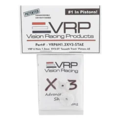 Team Associated VRP 1/8 XV3-ST Smooth Track Piston (2 Pack) - 1.3mm x 6 Hole - RC8B Replacement Parts -Great Planes Sales Shop vrp6h1.3v3stae 2