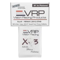 VRP Hot Bodies 1/8 XV3-ST Smooth Track Piston (2) - 1.3mm x 6 Hole | D8t/HB Racing Replacement Parts -Great Planes Sales Shop vrp6h1.3v3sthb 2