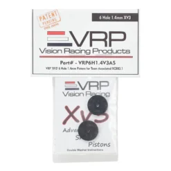 VRP Associated RC8B3 1/8 X V3 Shock Piston (2) - 1.4mm x 6 Hole Replacement Part -Great Planes Sales Shop vrp6h1.4v3as 2