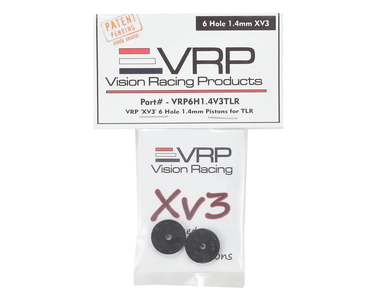 VRP TLR 8IGHT 1/8 X V3 Shock Piston (2) - 1.4mm x 6 Hole - Replacement Parts for 8ight/Losi 5 VRP TLR 8IGHT 1/8 X V3 Shock Piston (2) - 1.4mm x 6 Hole - Replacement Parts for 8ight/Losi - Image 3