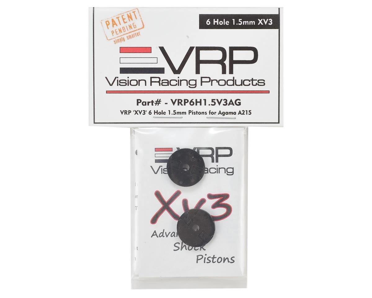 VRP Agama A216 1/8 X V3 Shock Piston (2) - 1.5mm x 6 Hole | High-Performance Replacement Parts 5 VRP Agama A216 1/8 X V3 Shock Piston (2) - 1.5mm x 6 Hole | High-Performance Replacement Parts - Image 3