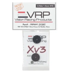 VRP Kyosho/XRAY/Tekno 1/8 X V3 Shock Piston (2) - 1.5mm x 6 Hole Replacement Parts -Great Planes Sales Shop vrp6h1.5v3ky 2