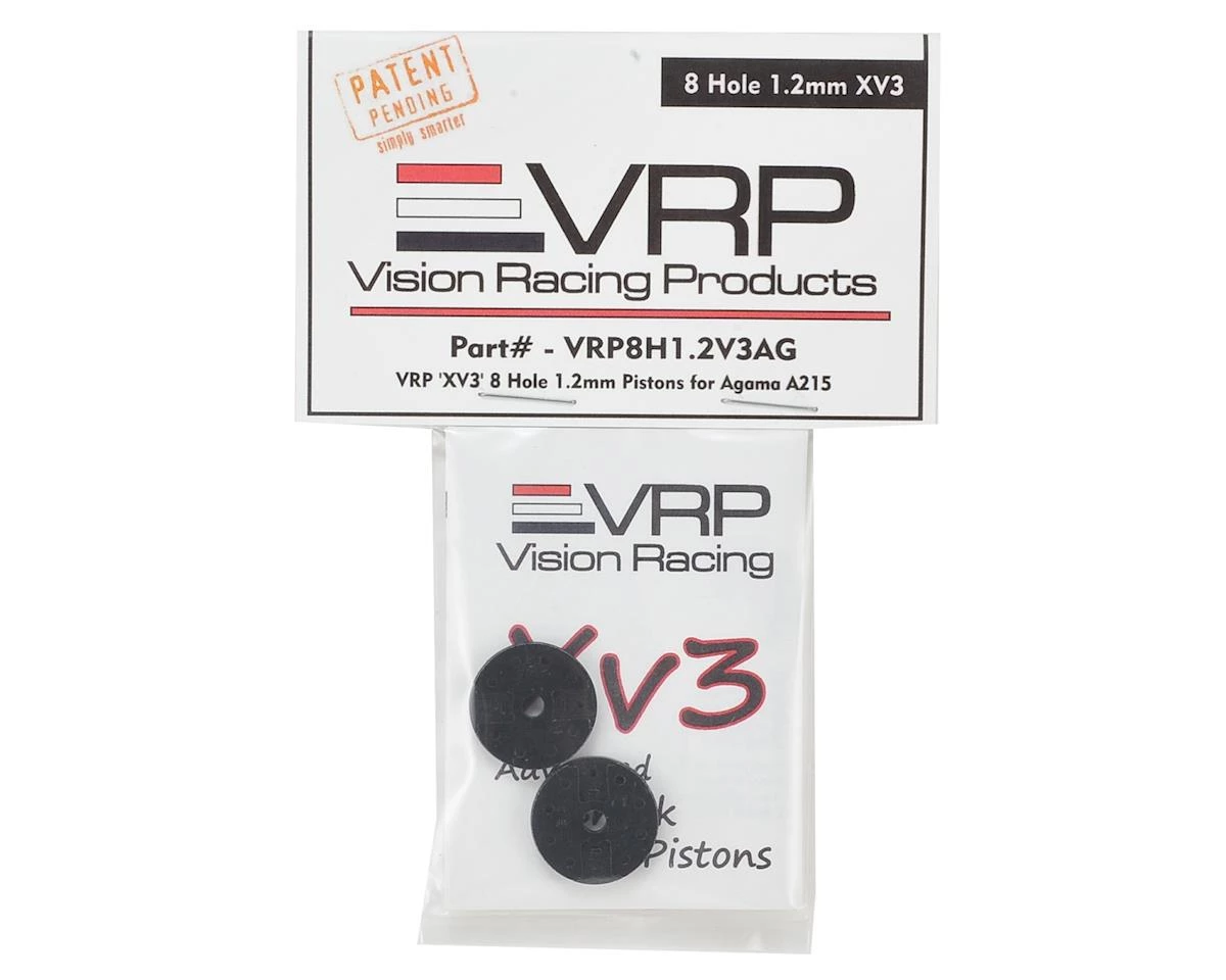 VRP Agama A218 1/8 X V3 Shock Piston (2) 1.2mm x 8 Hole - High-Performance Replacement Parts 5 VRP Agama A218 1/8 X V3 Shock Piston (2) 1.2mm x 8 Hole - High-Performance Replacement Parts - Image 3