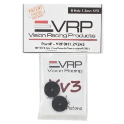 VRP Associated RC8B3 1/8 X V3 Shock Piston (2) - 1.2mm x 8 Hole - Replacement Parts -Great Planes Sales Shop vrp8h1.2v3as 2