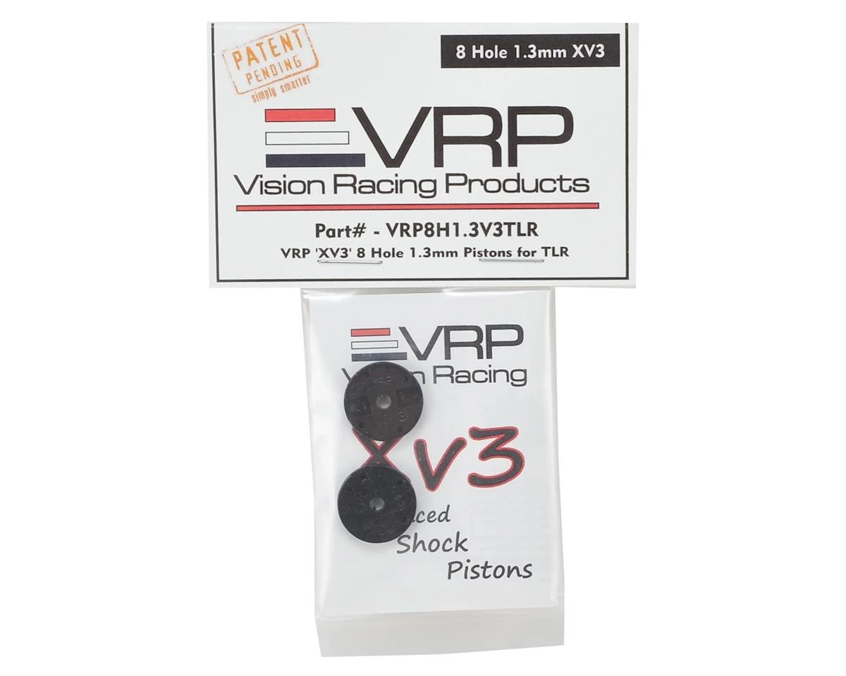 VRP TLR 8IGHT 1/8 X V3 Shock Piston (2) 1.3mm x 8 Hole - Replacement Parts for 8ight/Losi 5 VRP TLR 8IGHT 1/8 X V3 Shock Piston (2) 1.3mm x 8 Hole - Replacement Parts for 8ight/Losi - Image 3
