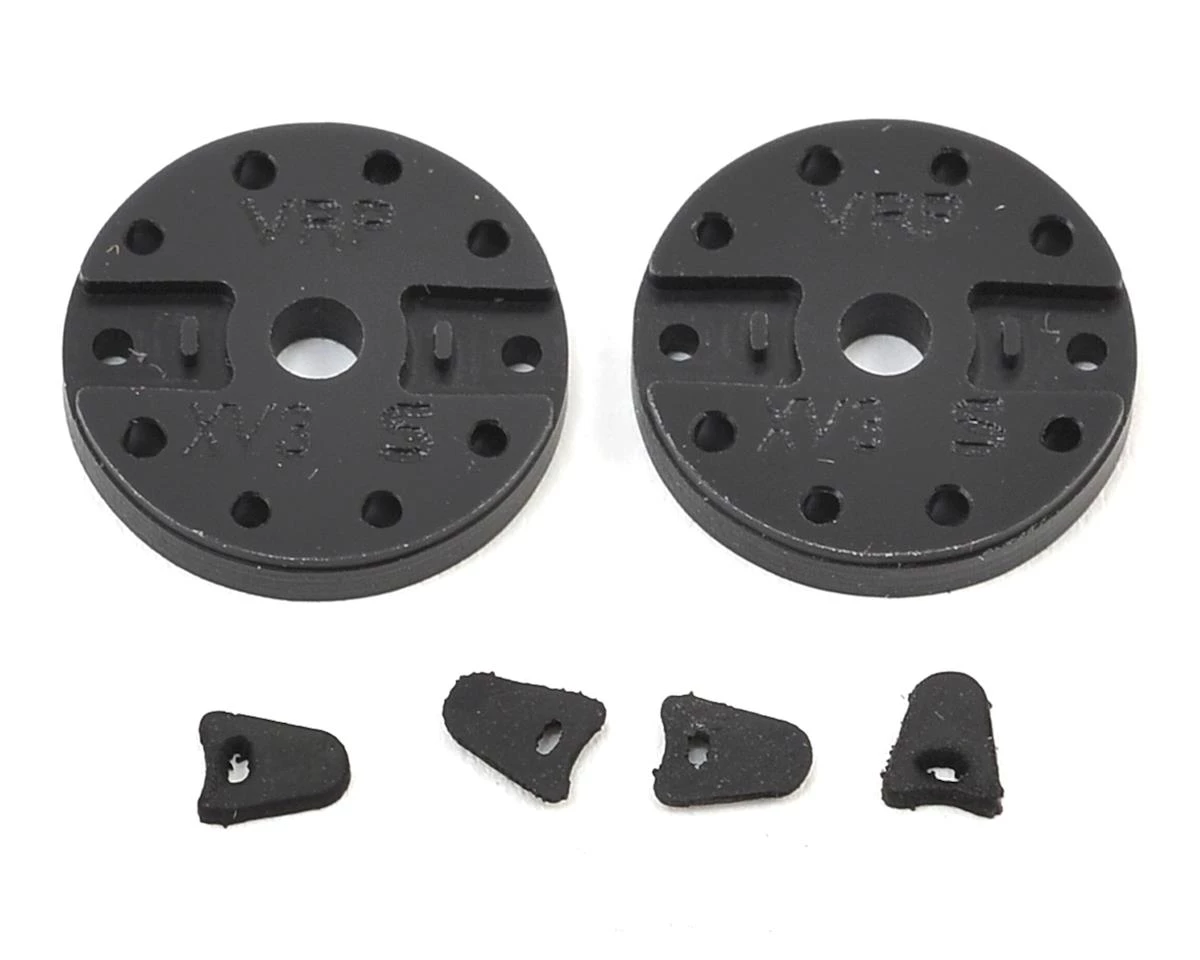 VRP TLR 8IGHT 1/8 X V3 Shock Piston (2) - 1.2/1.3mm Splits x 8 Hole - Replacement Parts for 8ight/Losi 3 VRP TLR 8IGHT 1/8 X V3 Shock Piston (2) - 1.2/1.3mm Splits x 8 Hole - Replacement Parts for 8ight/Losi