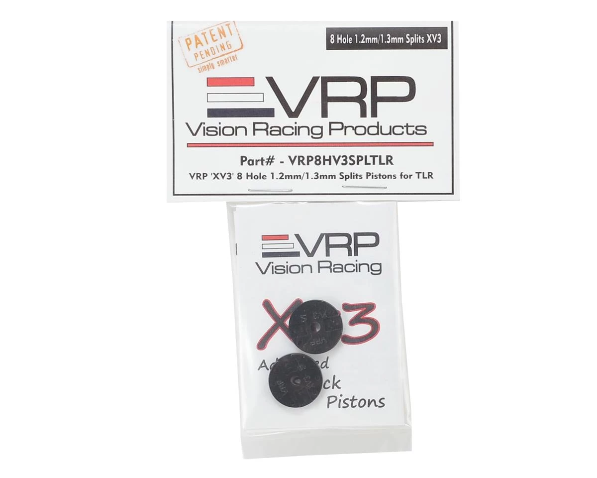 VRP TLR 8IGHT 1/8 X V3 Shock Piston (2) - 1.2/1.3mm Splits x 8 Hole - Replacement Parts for 8ight/Losi 5 VRP TLR 8IGHT 1/8 X V3 Shock Piston (2) - 1.2/1.3mm Splits x 8 Hole - Replacement Parts for 8ight/Losi - Image 3